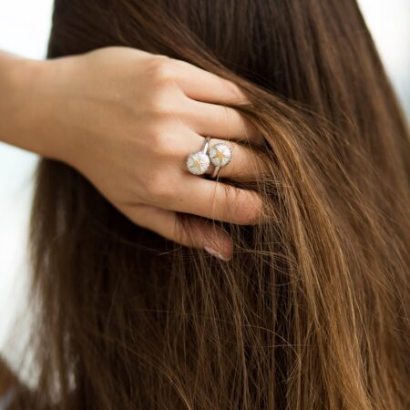 Sterling silver Sea urchin ring sea urchin