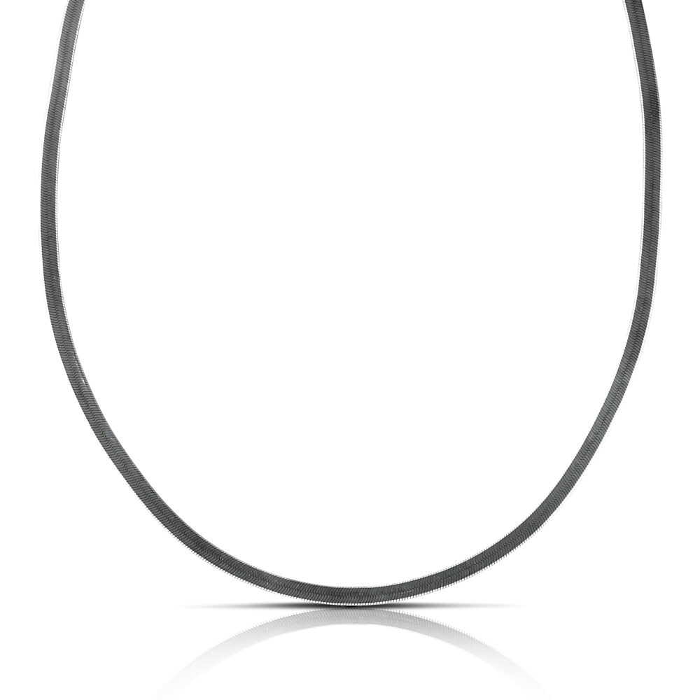 Ασημένια αλυσίδα - 35cm - Image 3