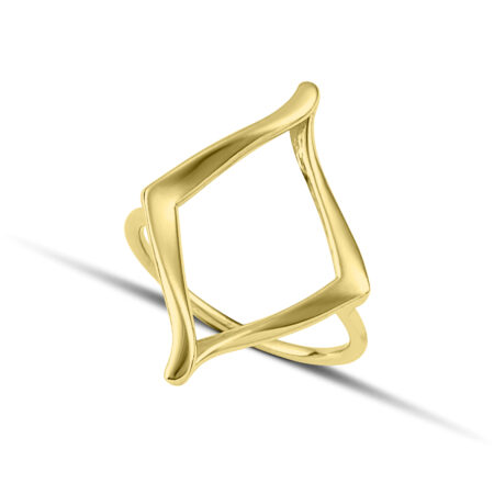 Sterling silver Rhombus Ring