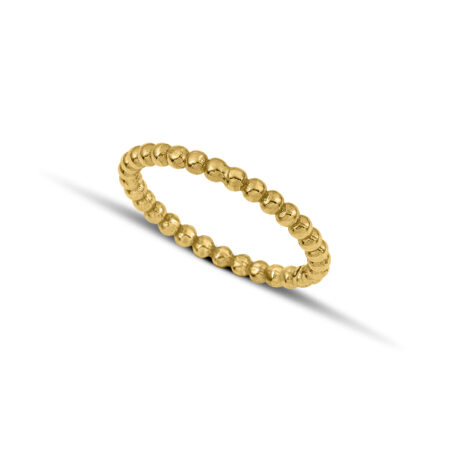 Sterling silver drops band ring