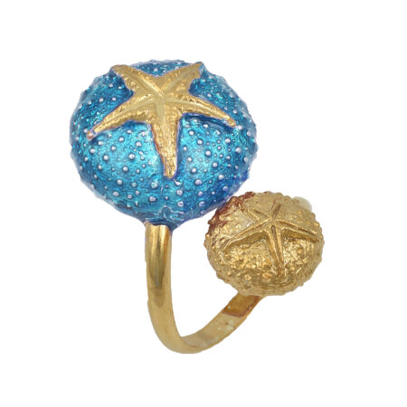 Sterling silver Sea urchin ring