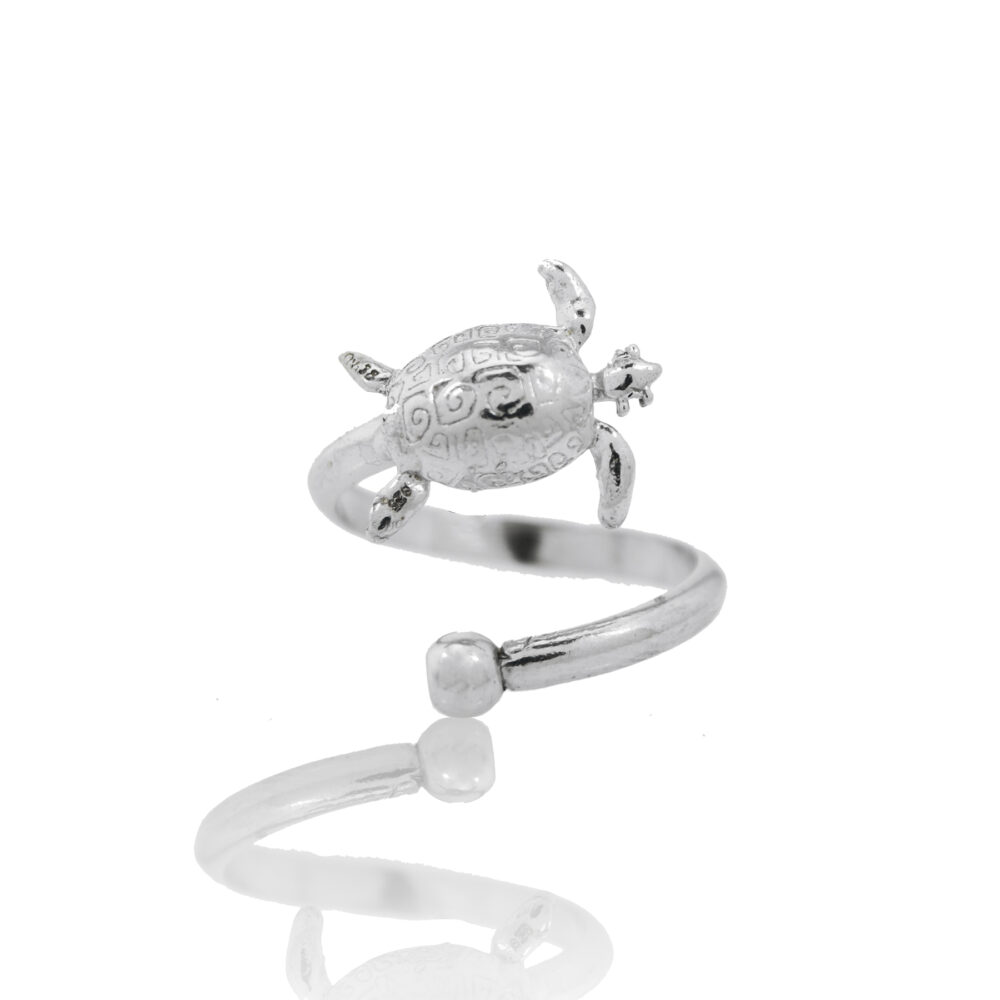Sterling silver Turtle ring