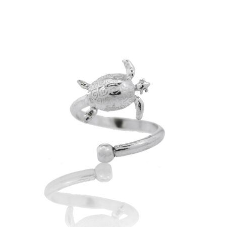 Sterling silver Turtle ring