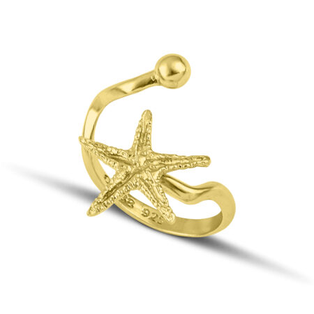 Sterling silver Starfish ring