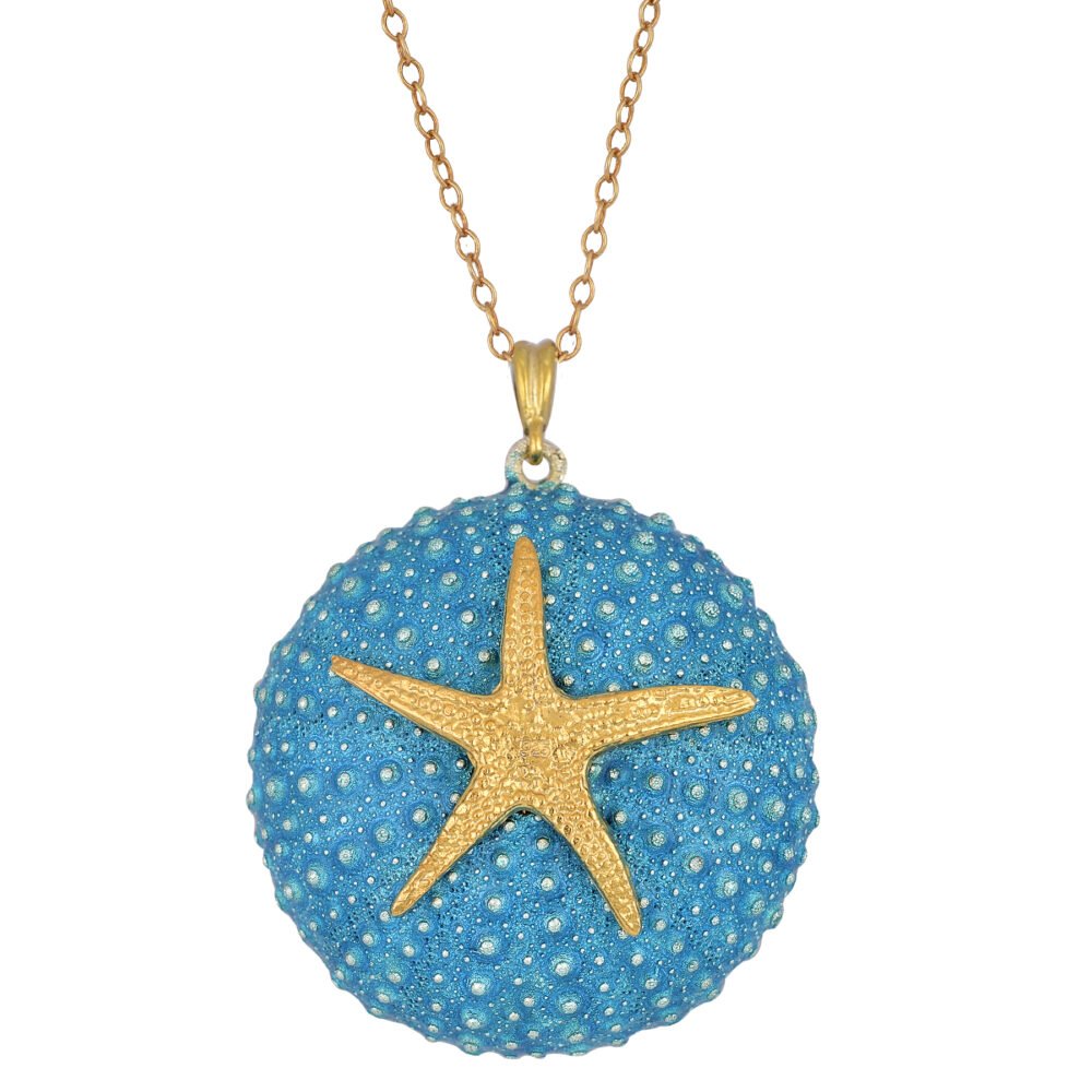 Sterling silver Sea urchin Necklace