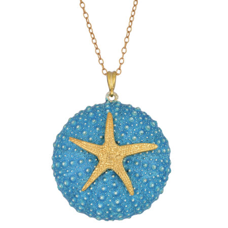 Sterling silver Sea urchin Necklace
