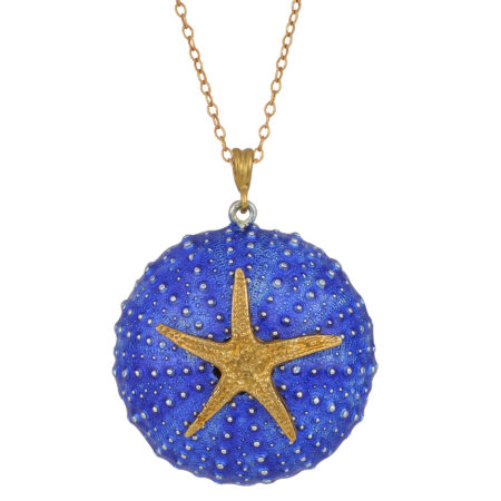 Sterling silver Sea urchin Necklace