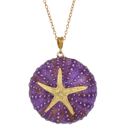 Sterling silver Sea urchin Necklace