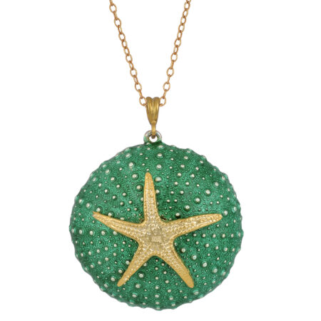 Sterling silver Sea urchin Necklace