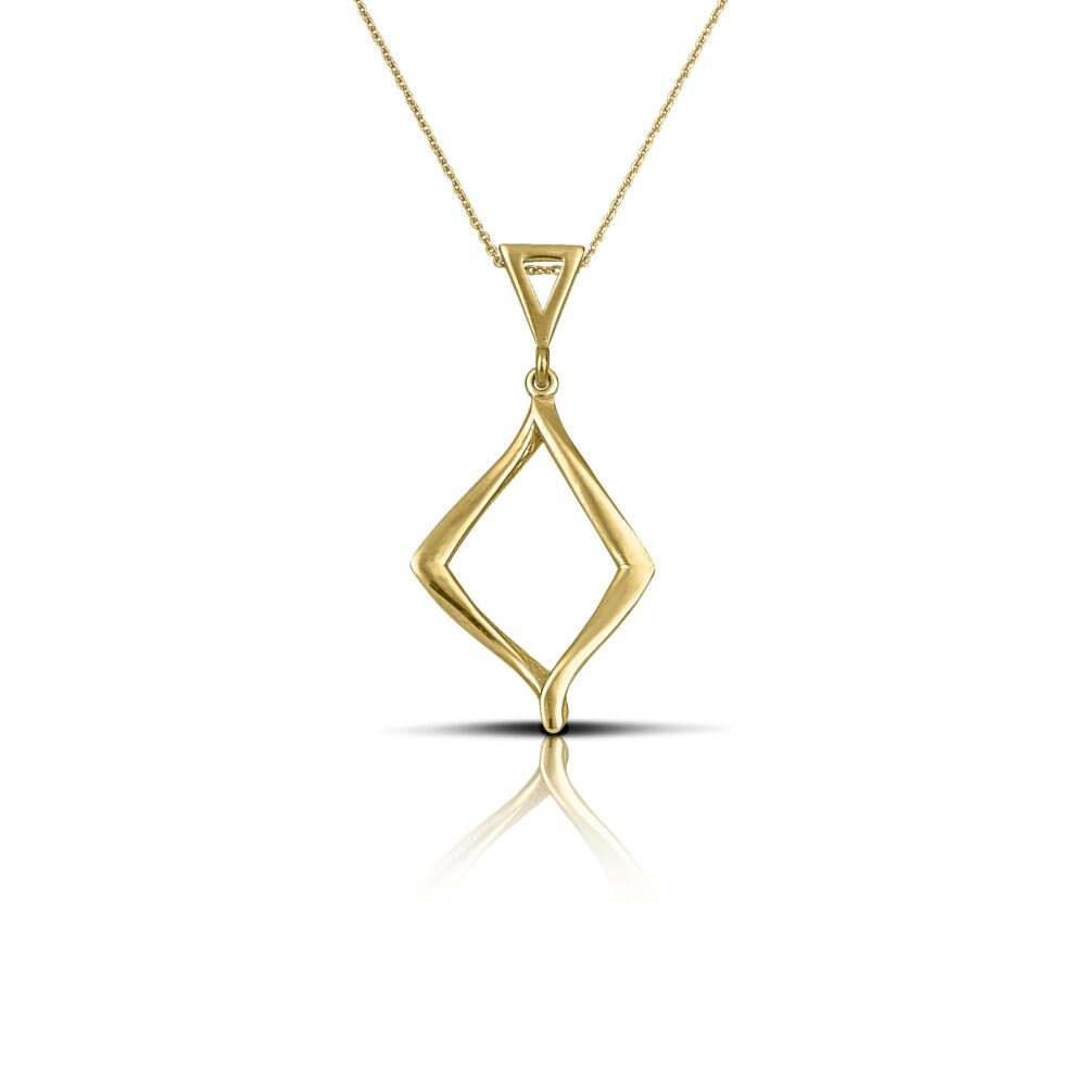 Sterling silver Rhombus necklace - Image 5