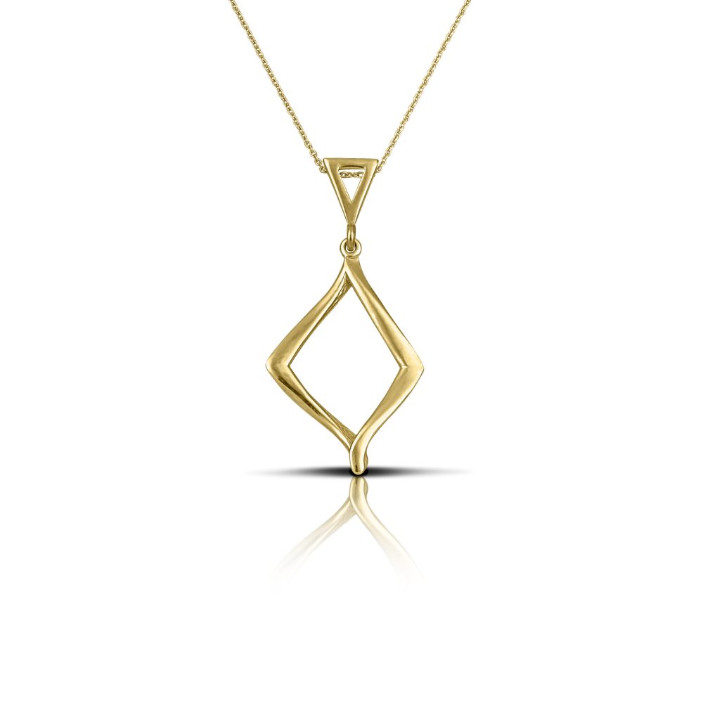 Sterling silver Rhombus necklace - Image 5