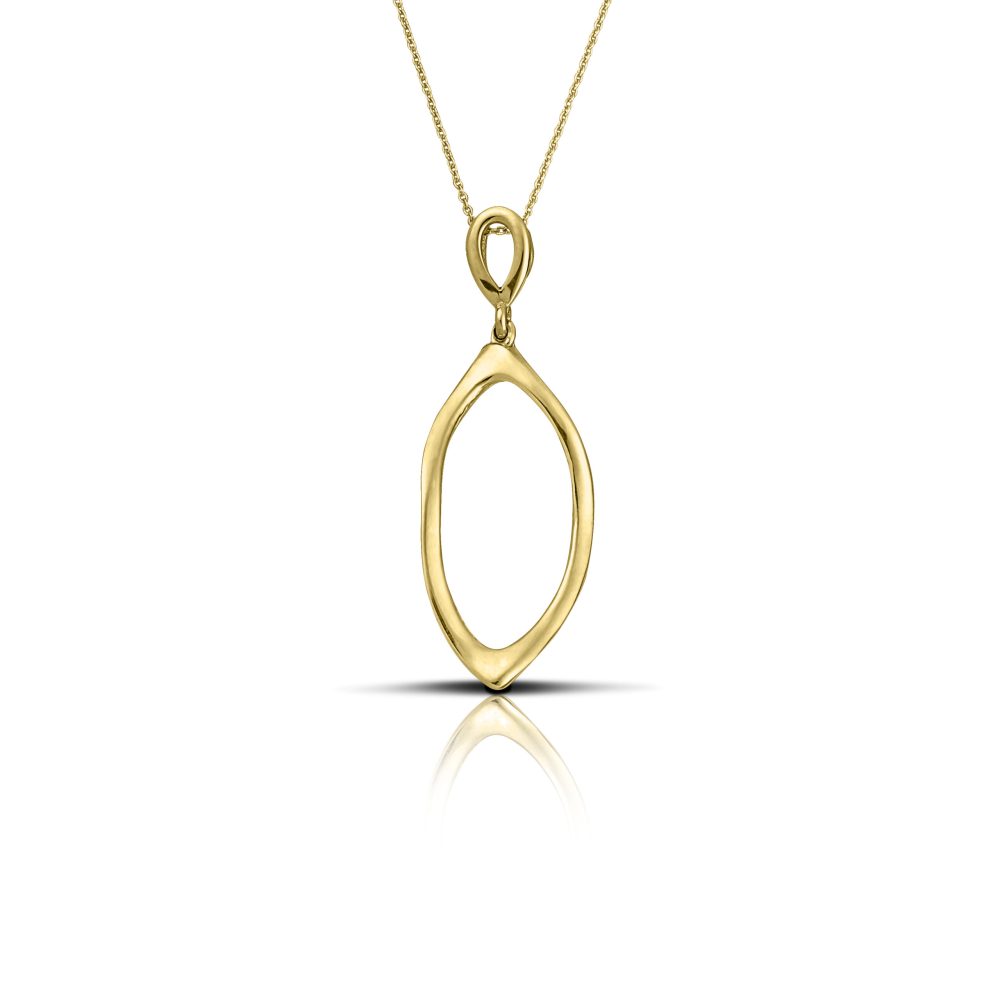 Sterling silver Oval  necklace - Image 4