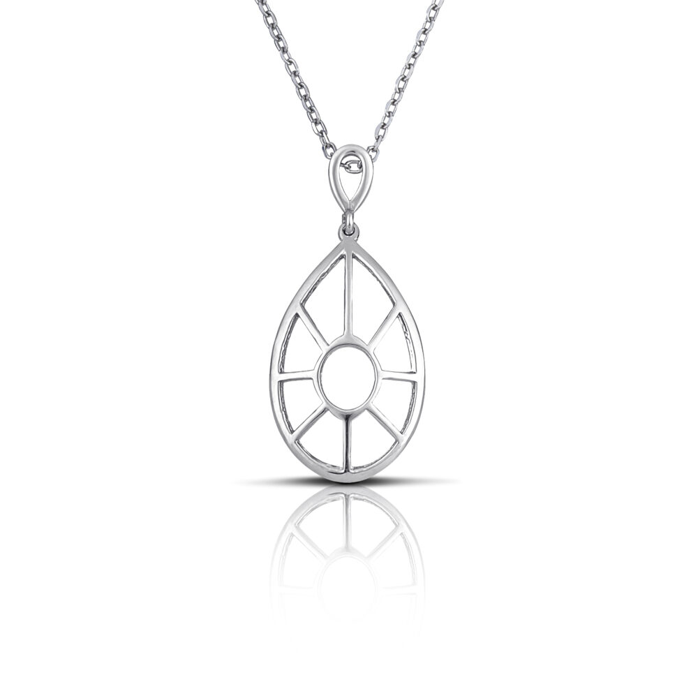 Sterling silver  "Rays of light" necklace