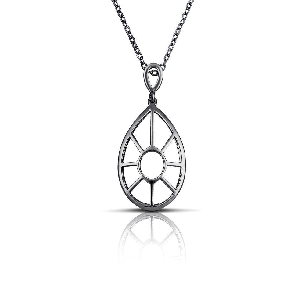 Sterling silver  "Rays of light" necklace - Image 4