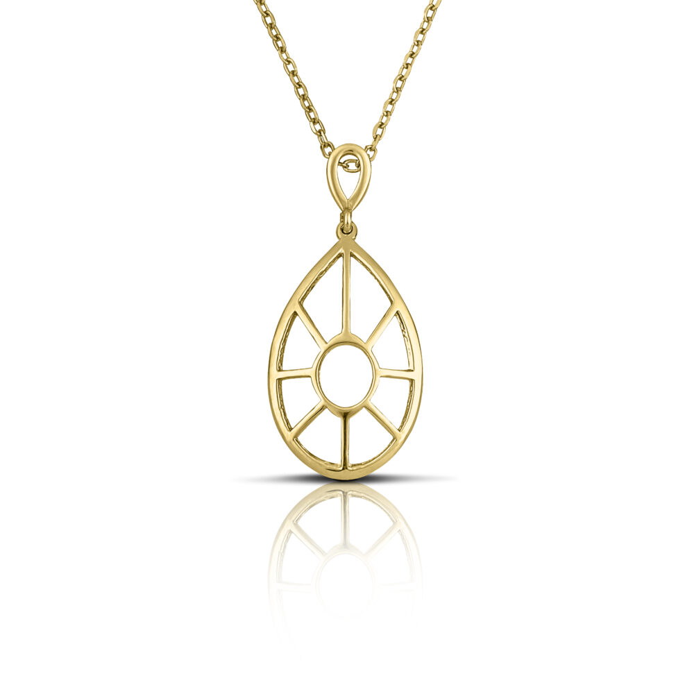Sterling silver  "Rays of light" necklace - Image 3