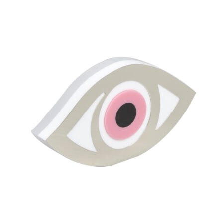 Decorative plexiglass, eye-pink