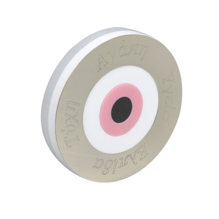 Decorative plexiglass, pink eye with wishes