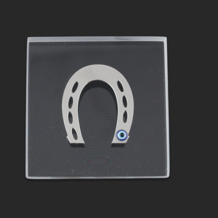 Plexiglass with horseshoe