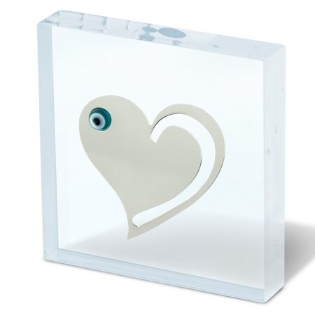 Διακοσμητικό plexiglass με καρδιά