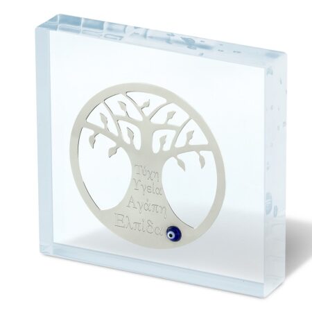 Decorative plexiglass with tree of life with wishes