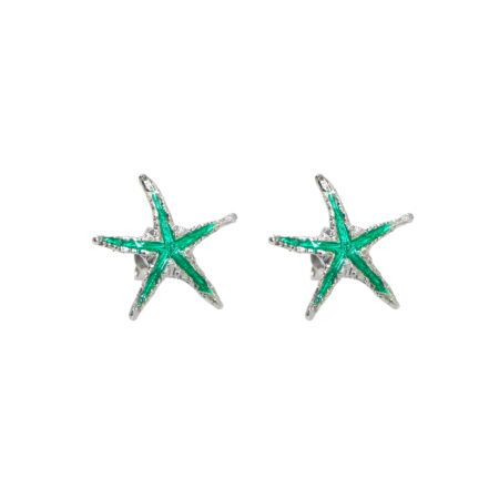 Sterling silver Starfish earrings