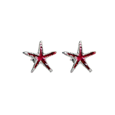 Sterling silver Starfish earrings