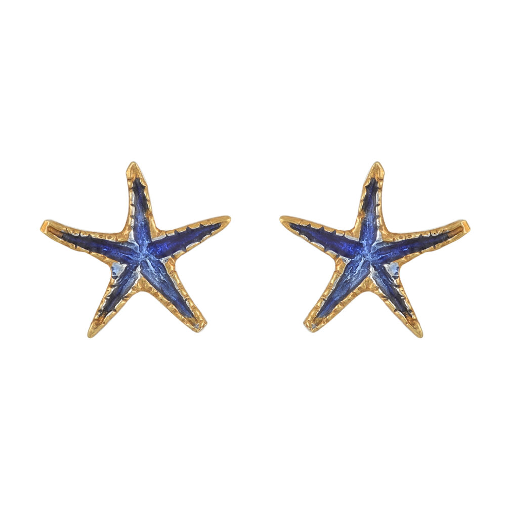 Sterling silver Starfish necklace gold plated