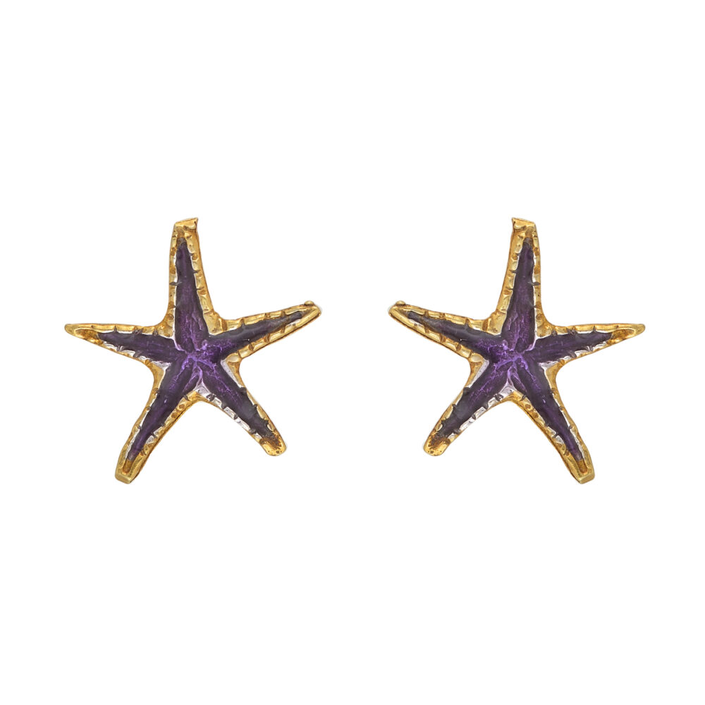 Sterling silver Starfish necklace gold plated