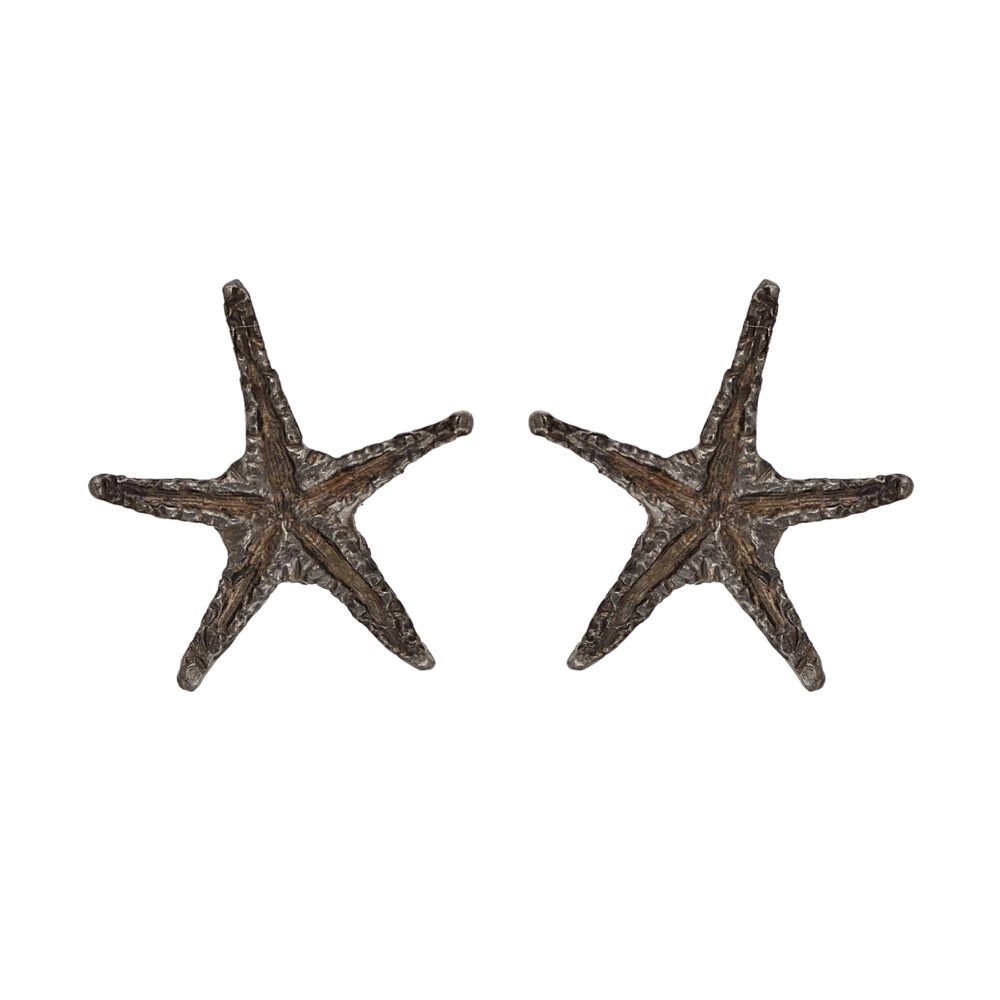 Sterling silver Starfish earrings