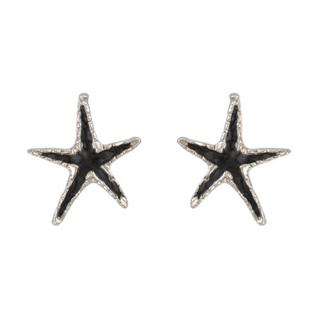 Sterling silver Starfish earrings