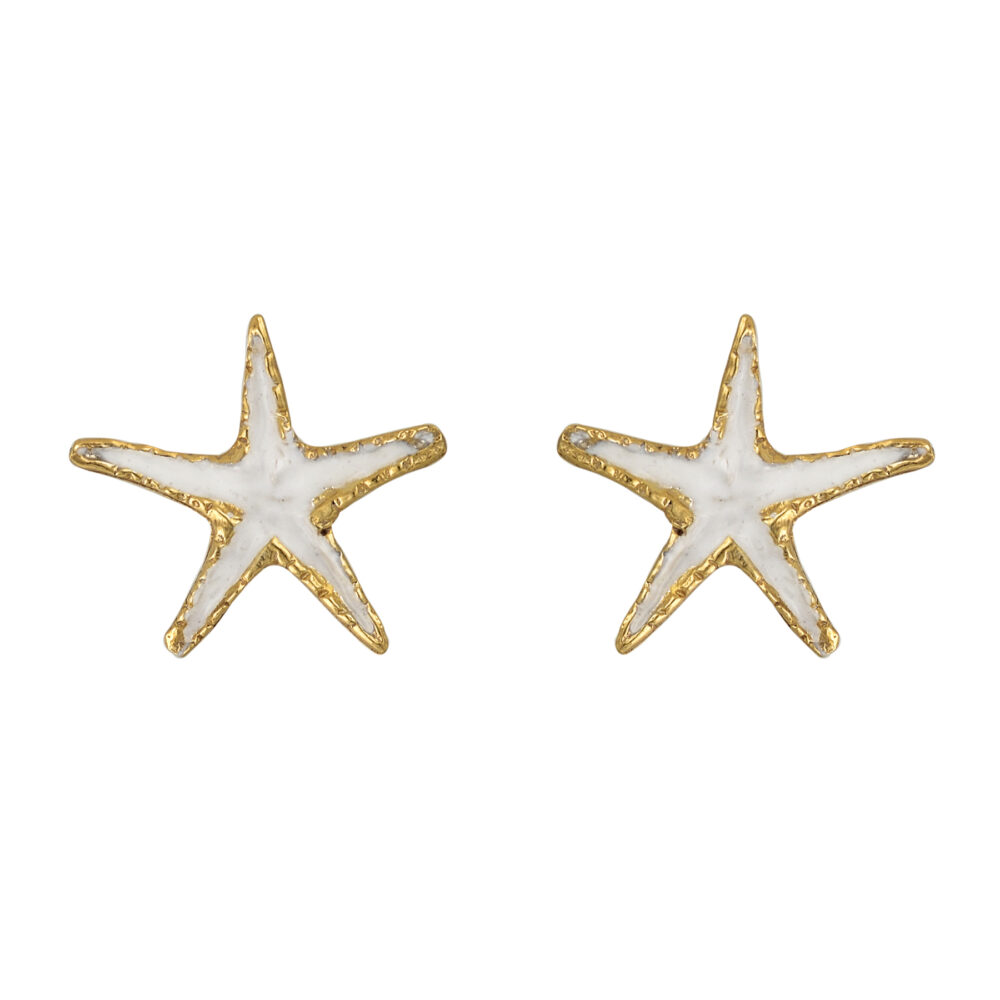 Sterling silver Starfish necklace gold plated