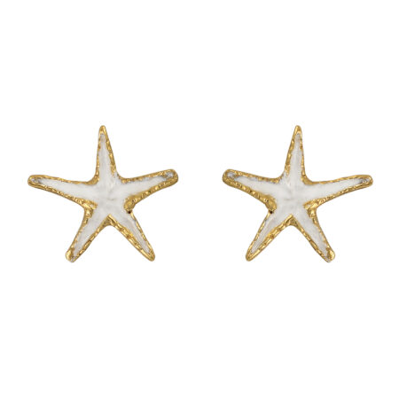 Sterling silver Starfish necklace gold plated
