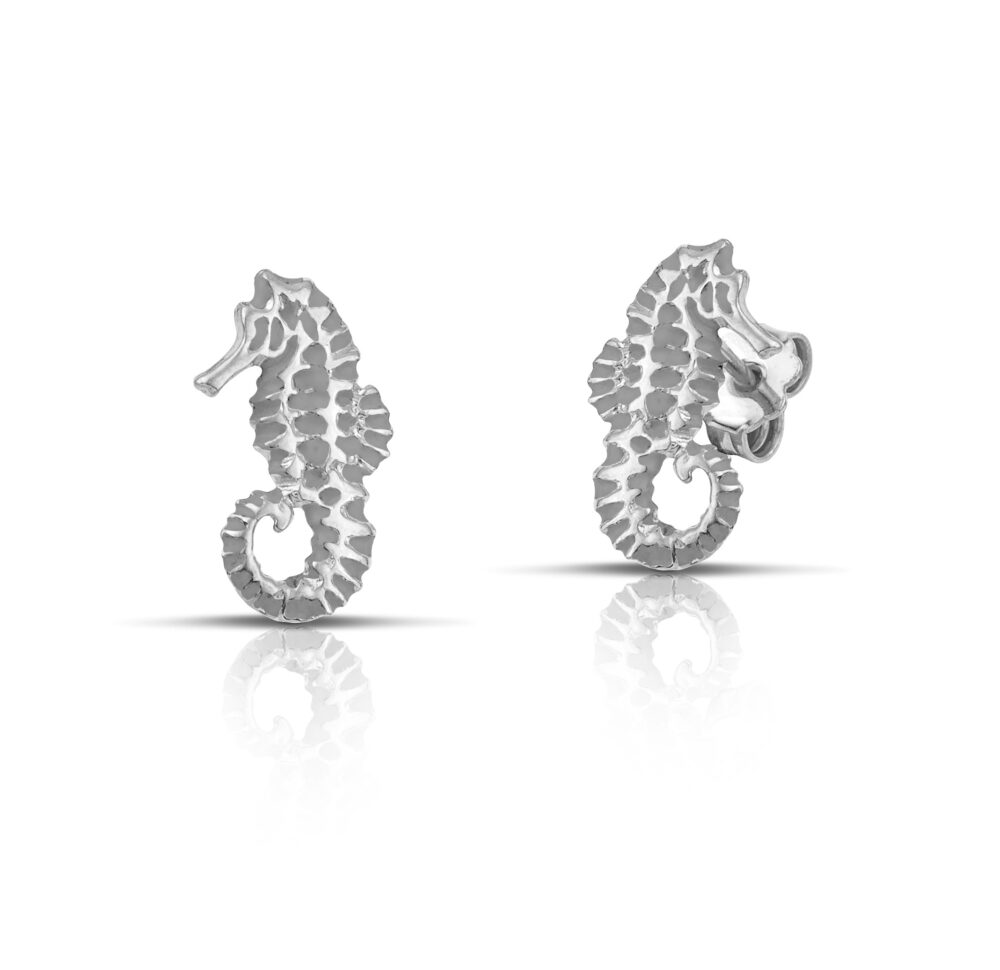 Sterling silver Seahorse earrings