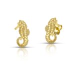Sterling silver Seahorse earrings - Image 3