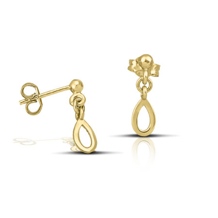 Sterling silver Dangle mini Drop earrings