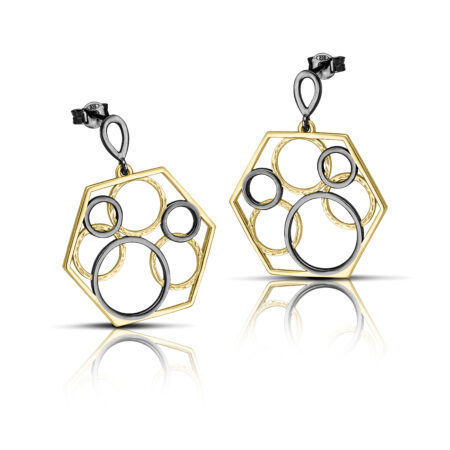 Sterling silver earrings gold plated