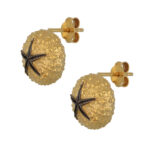 Sterling silver sea urchin earrings - Image 4