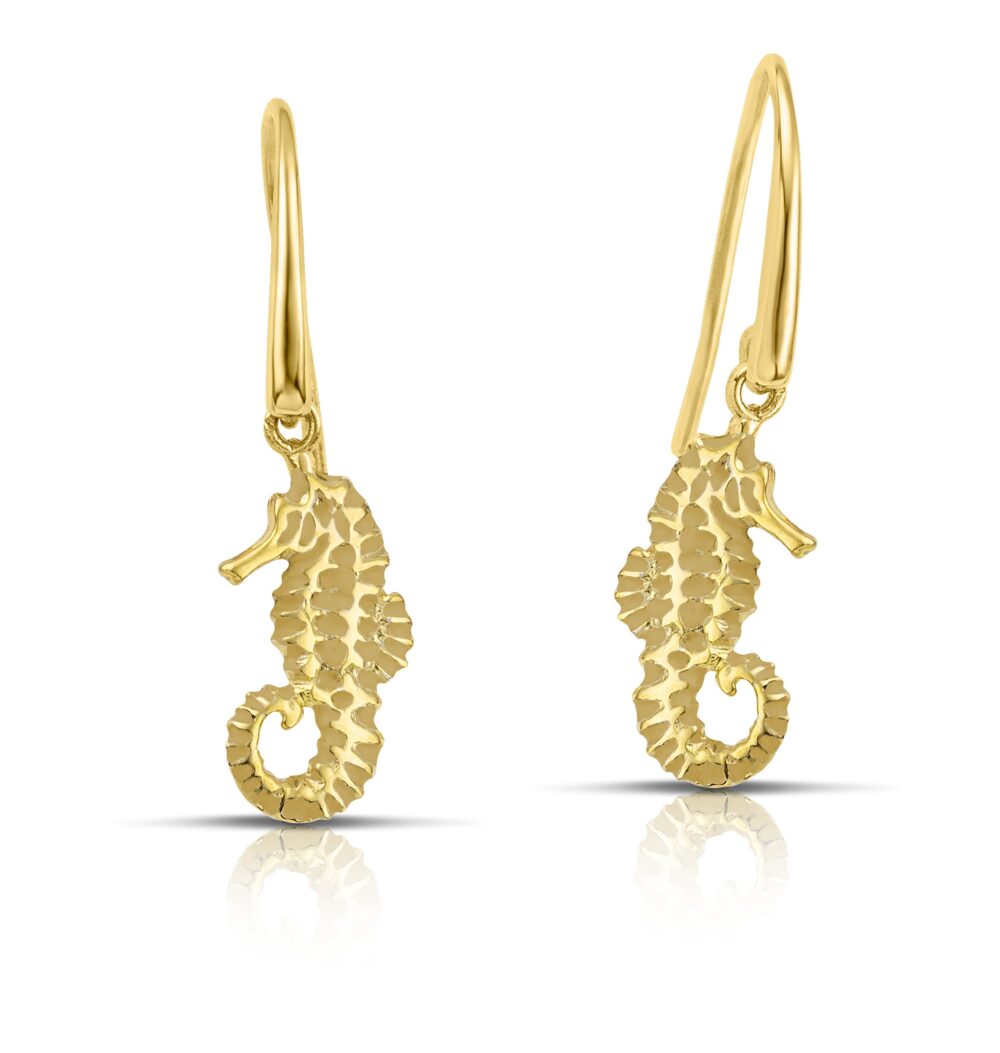 Sterling silver Seahorse earrings