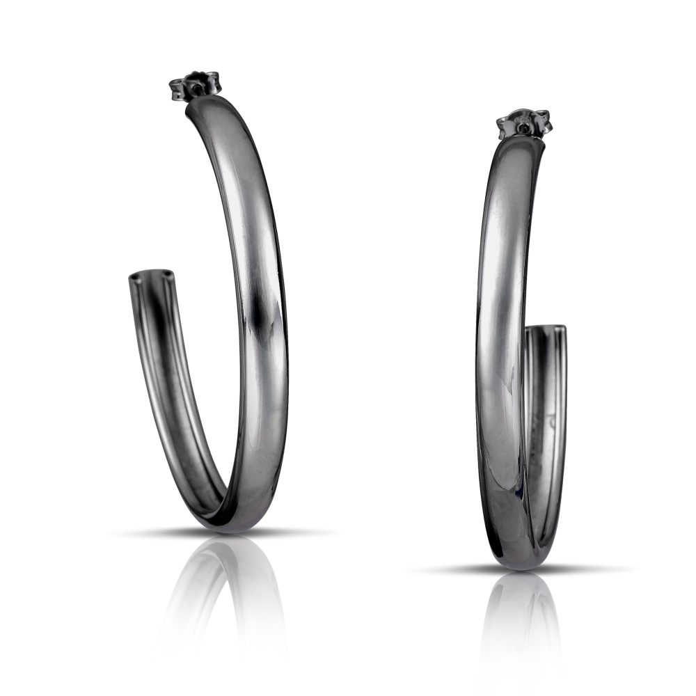 Sterling silver Hoop Earrings - Image 4