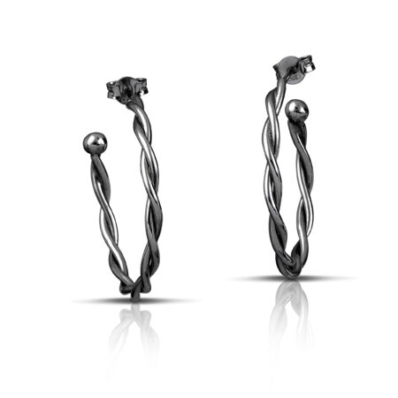 Sterling silver Hoop Earrings