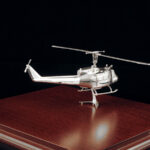 Silver Huey UH-1 helicopter - Image 2