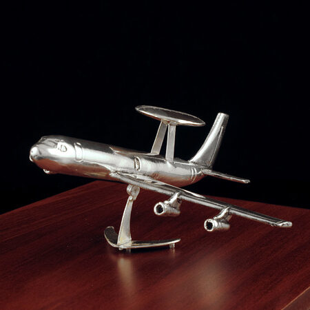 Silver Awacs aircraft