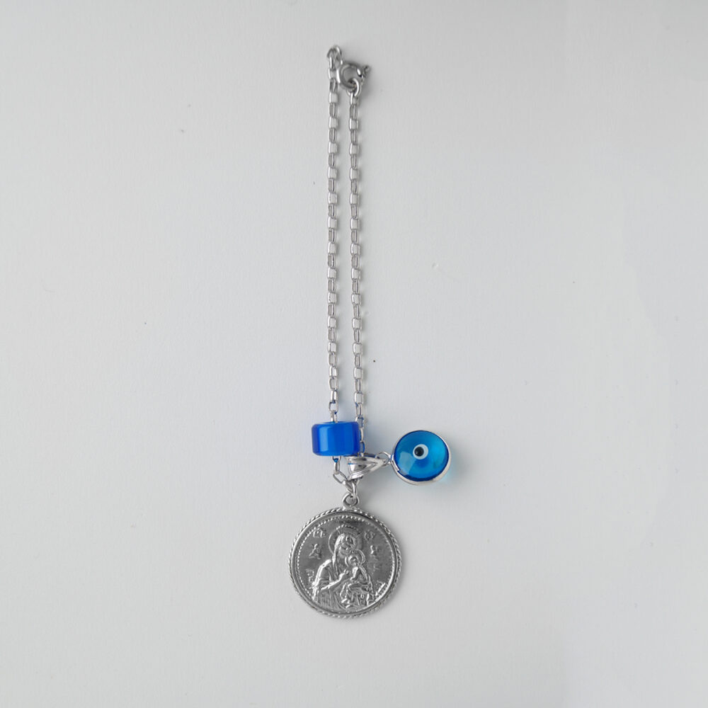 Car charm - Virgin Mary & Saint Christopher