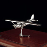 Silver Cessna aircraft