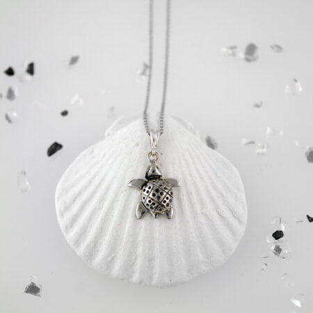 Sterling silver turtle