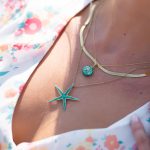 Sterling silver “Sea Urchin” pendant  gold plated, with enamel - Image 7
